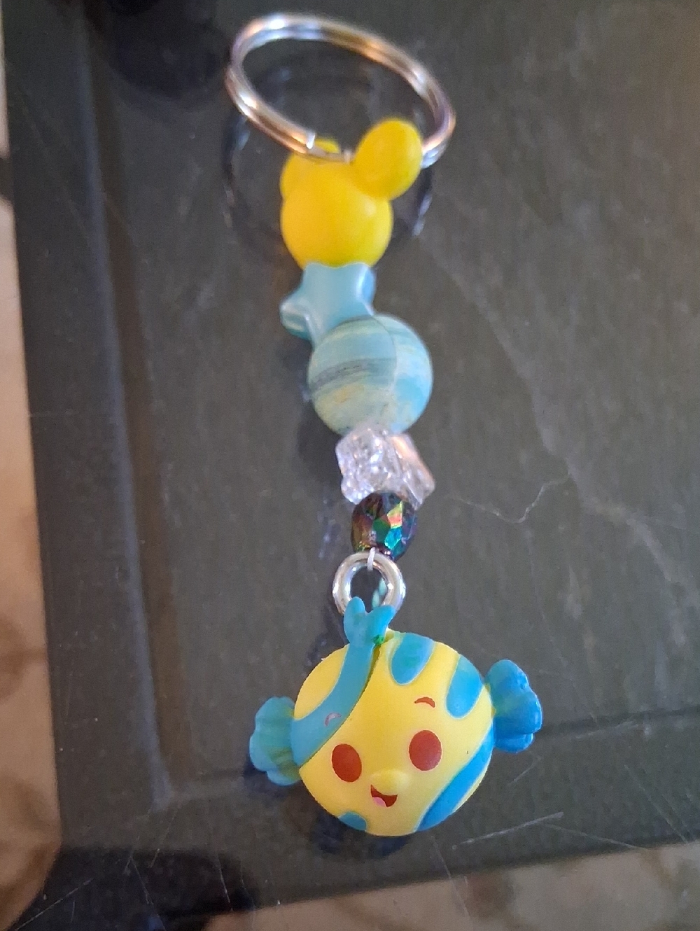 FLOUNDER MUNCHLING KEYCHAIN